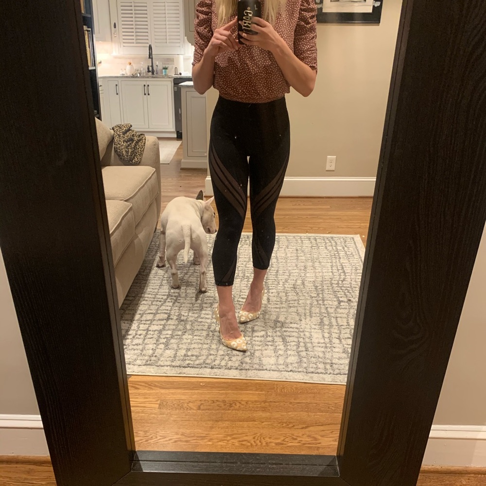 Lululemon crop black leggings